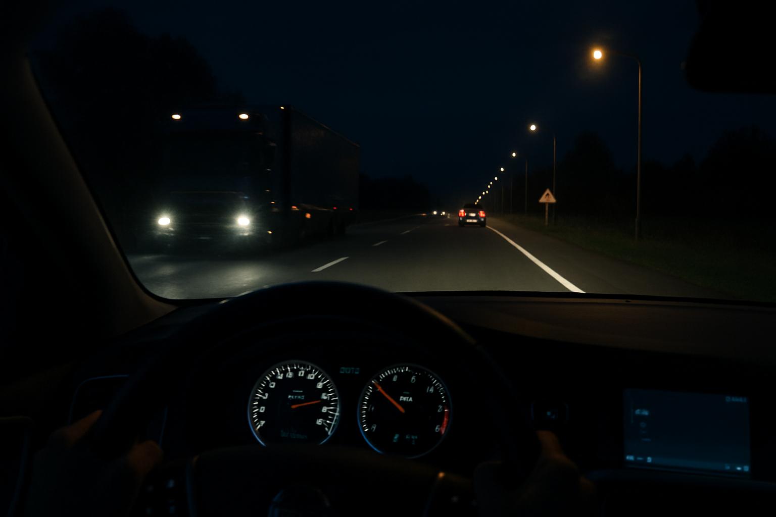 Bezpieczna jazda nocą – na co uważać?. Specjalne sytuacje i różne środowiska nocą Bezpieczna jazda nocą – na co uważać?. Specjalne sytuacje i różne środowiska nocą