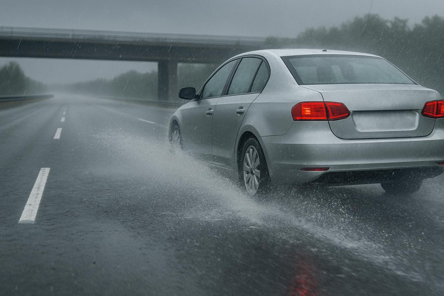 Aquaplaning – jakie zachowanie kierowcy może pogorszyć utratę przyczepności?. Mechanika utraty kontaktu: opona, woda i prędkość