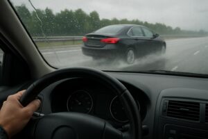 Aquaplaning: kiedy samochód pływa po drodze i co robi kierowca, że robi się gorzej